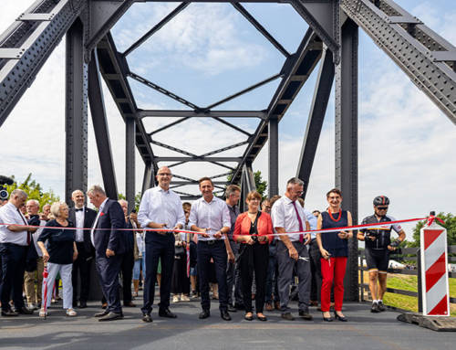 Mosty łączą! Most Europejski Neurüdnitz-Siekierki nad Odrą otwarty dla pieszych i rowerzystów